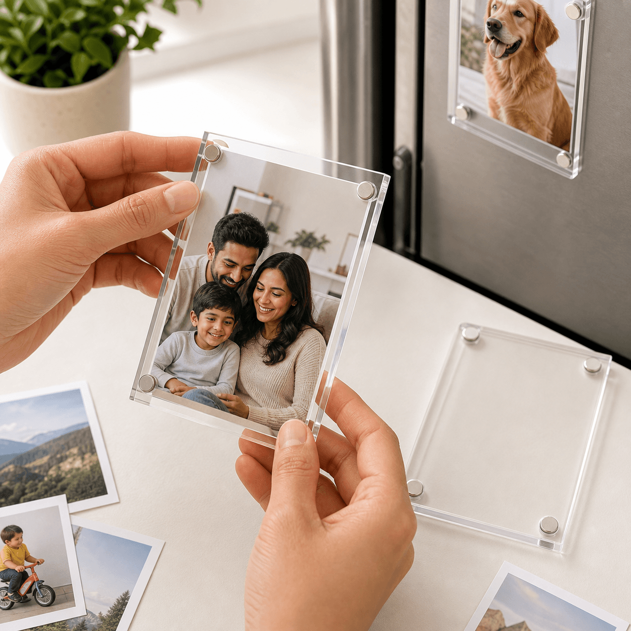 Acrylic Photo Frame Magnet